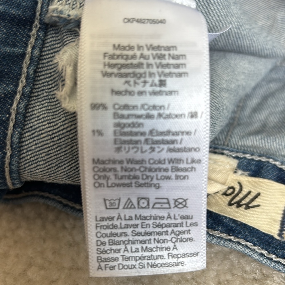 EUC Madewell High Rise Blue Jean Sailor Shorts - Picture 5 of 5